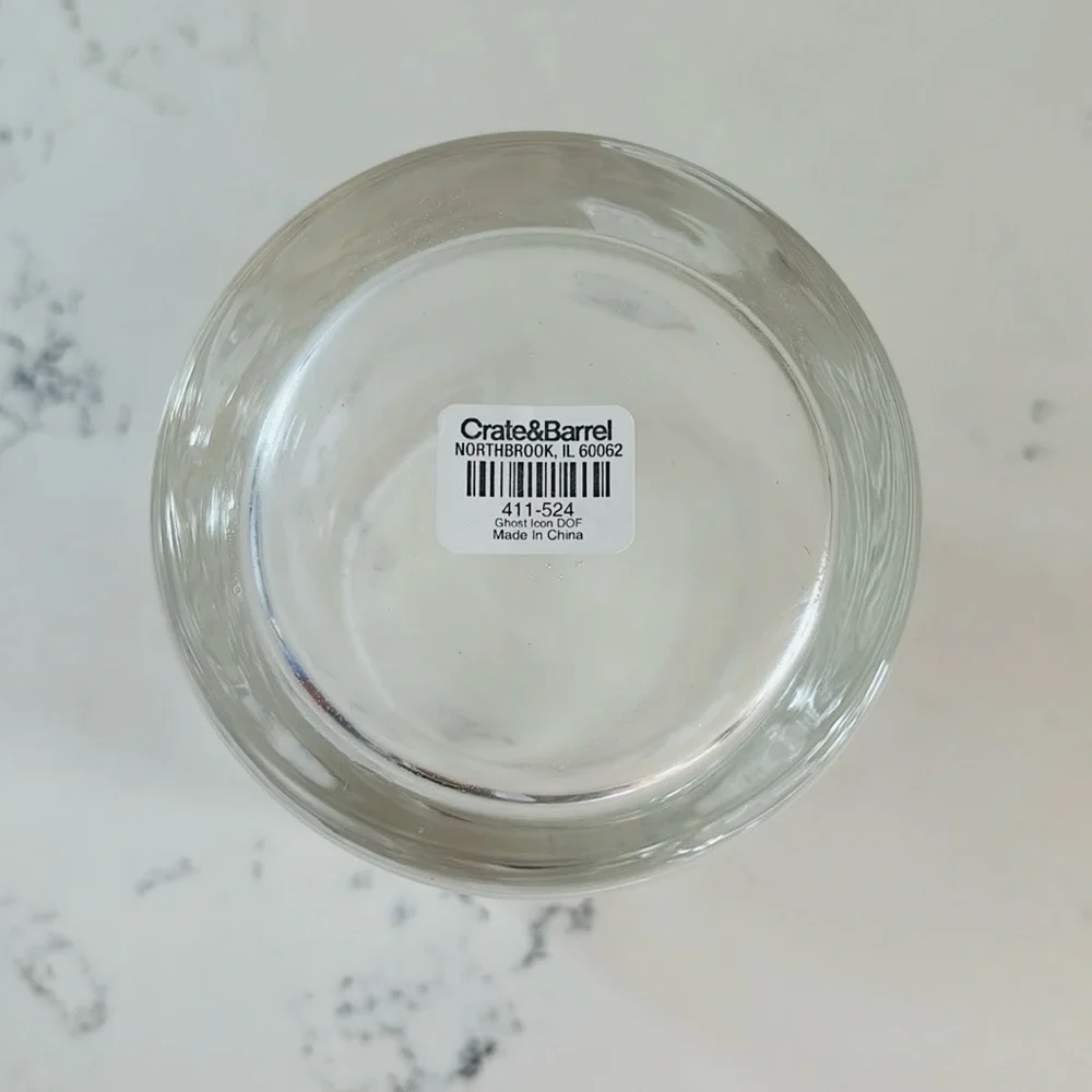 Crate&Barrel Double Old Fashioned Ghost Glass